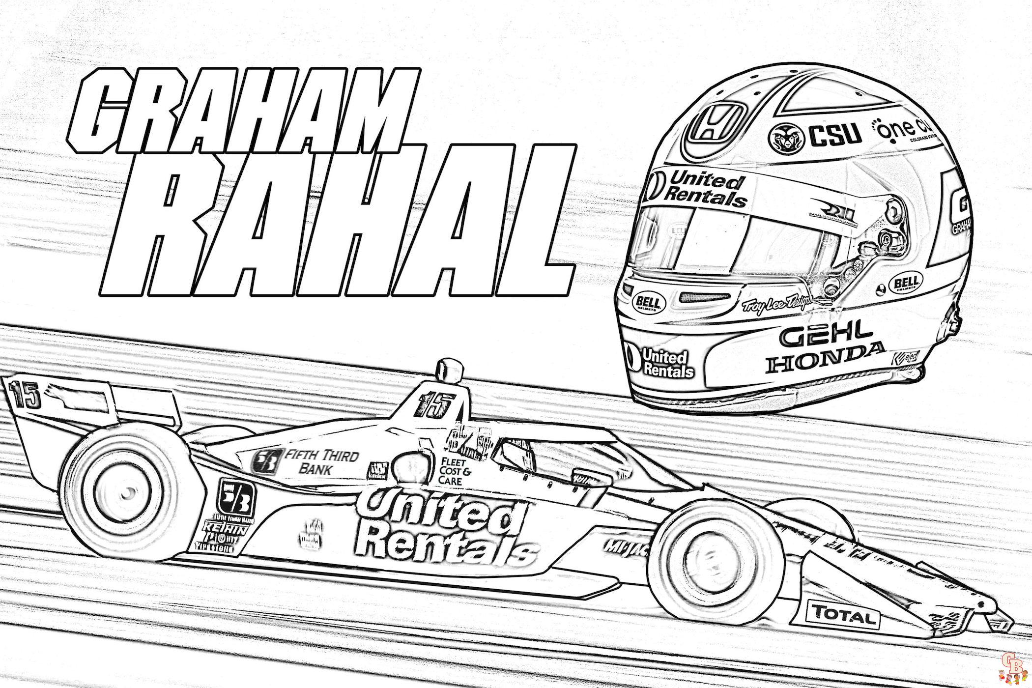 race car coloring pages 13