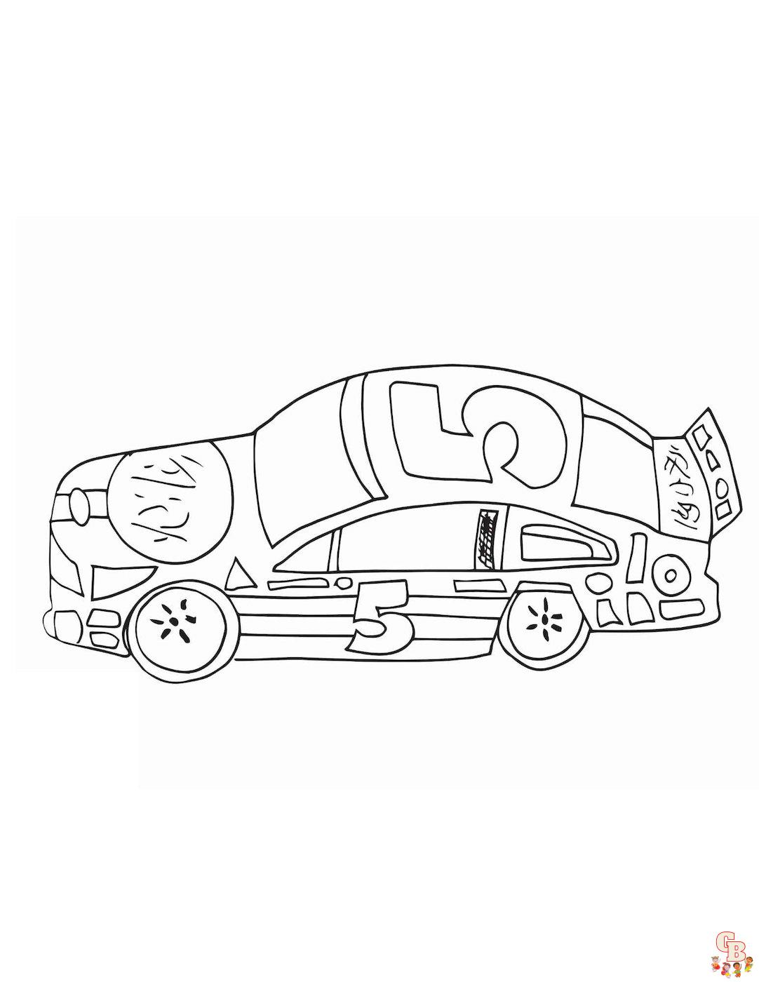 race car coloring pages 15