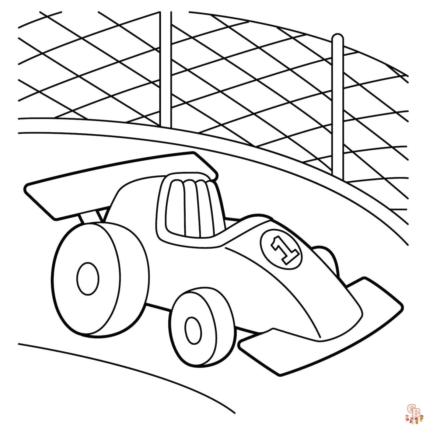 race car coloring pages 18