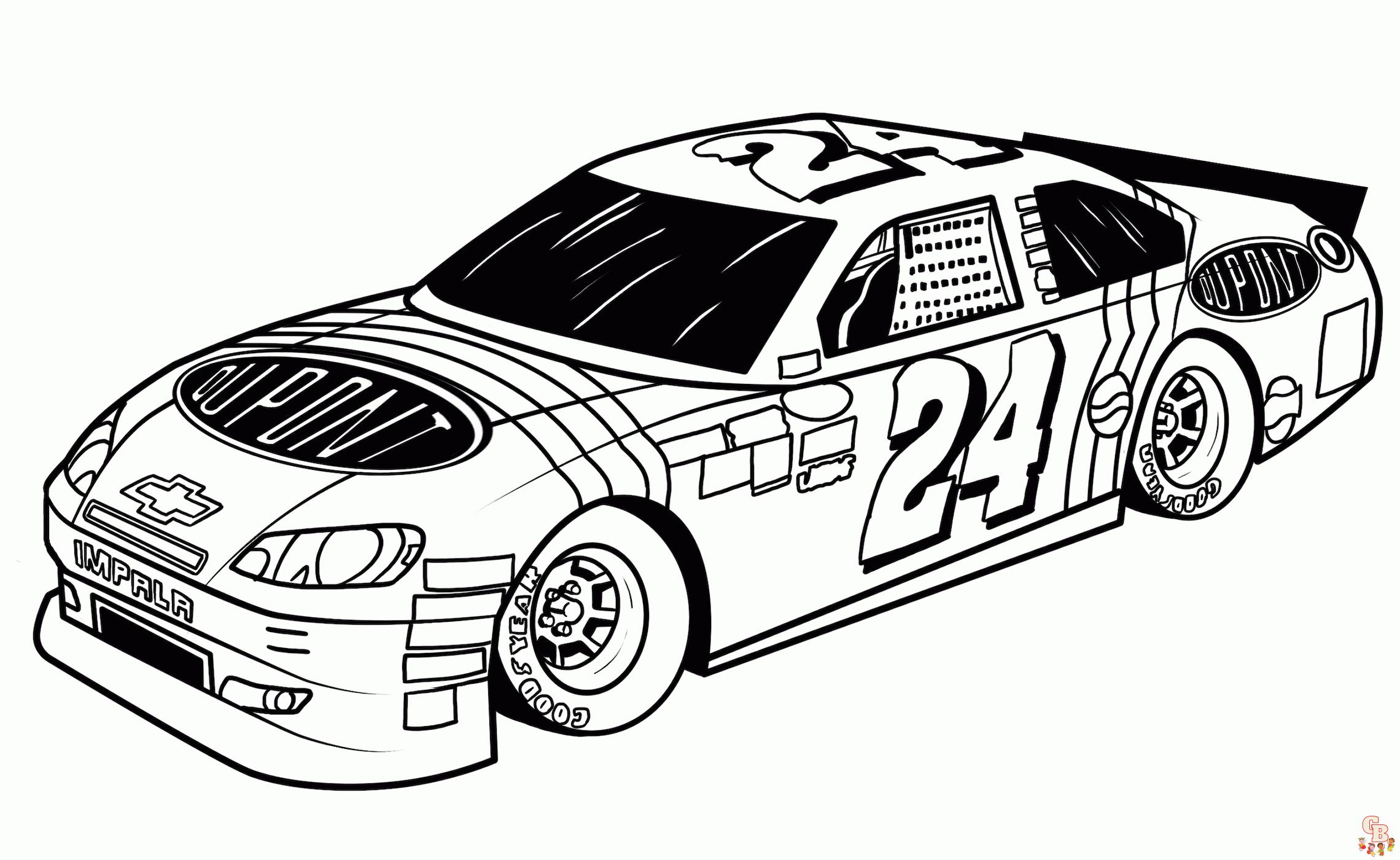 race car coloring pages 20