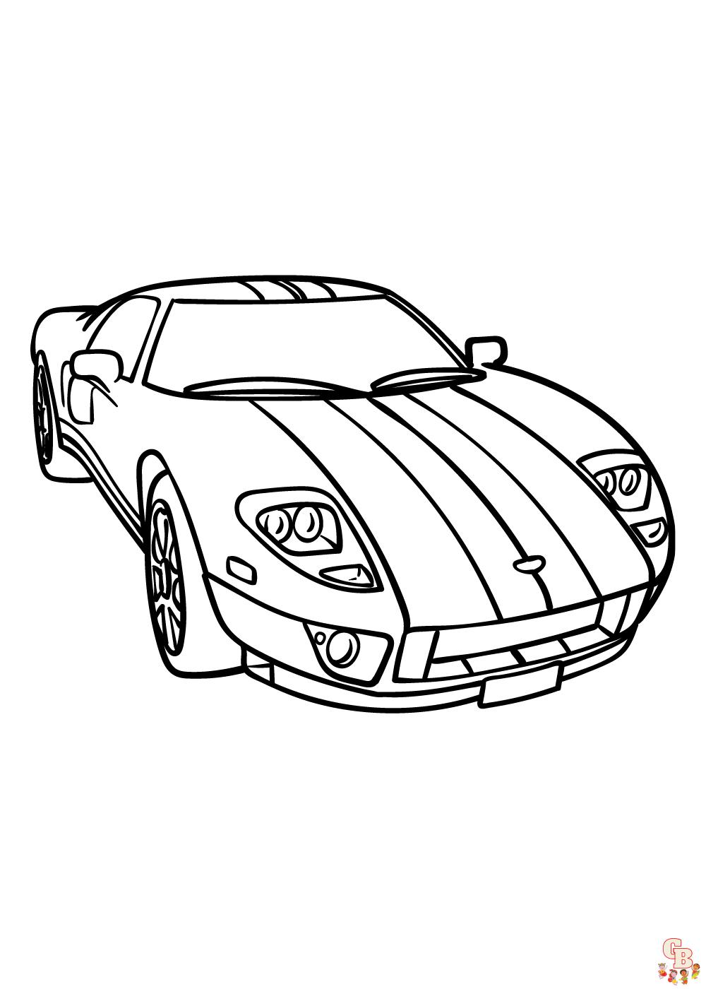 race car coloring pages 4