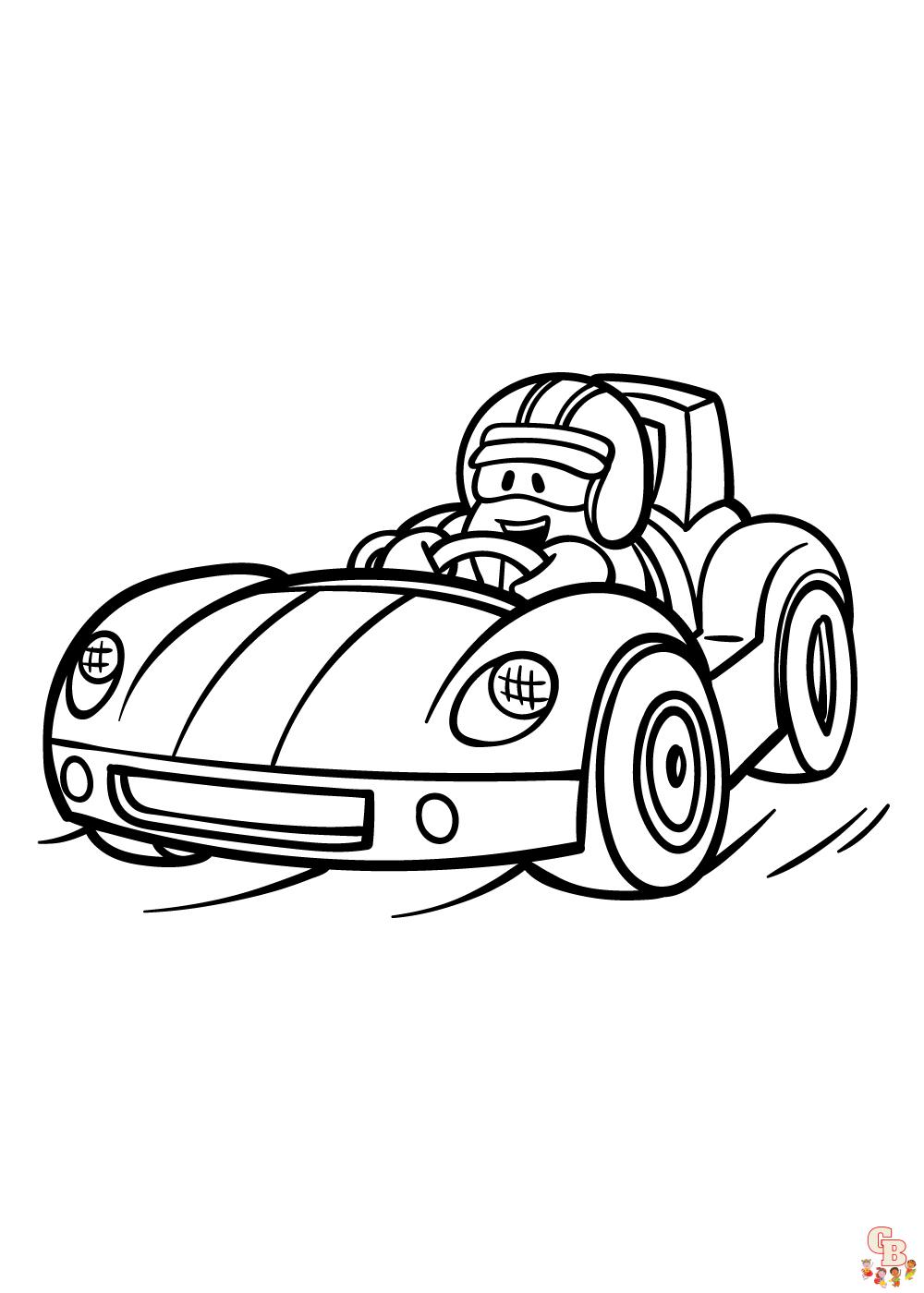 race car coloring pages 6