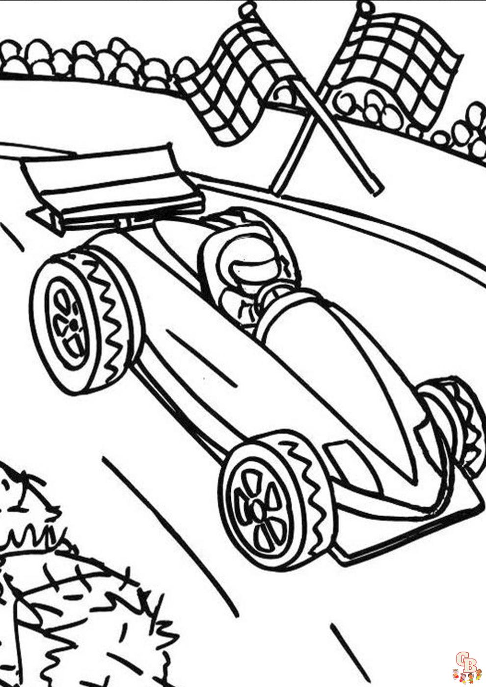 race car coloring pages 7