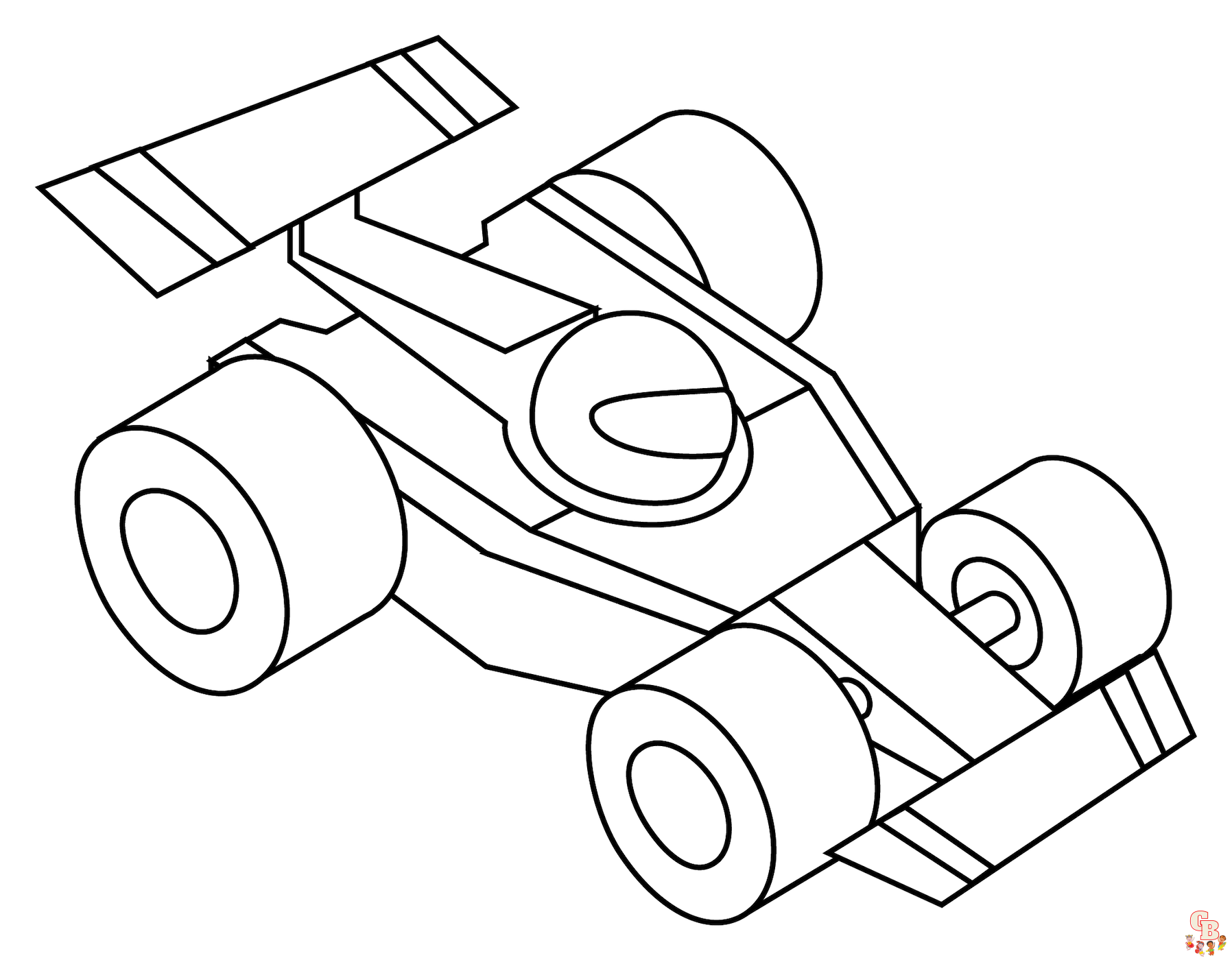 race car coloring pages 8