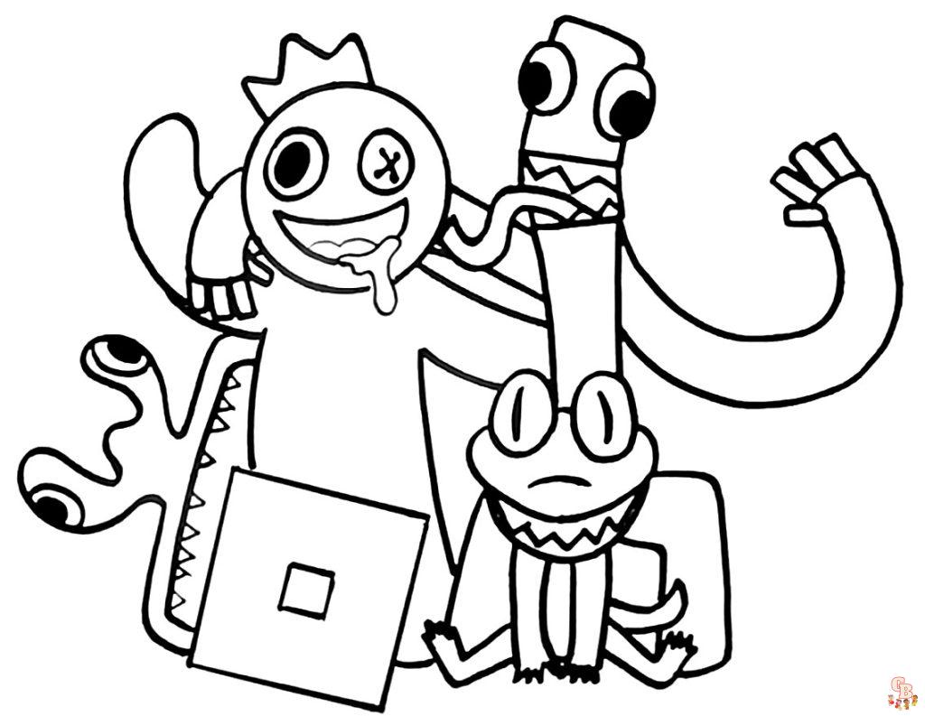 rainbow friends coloring pages 19