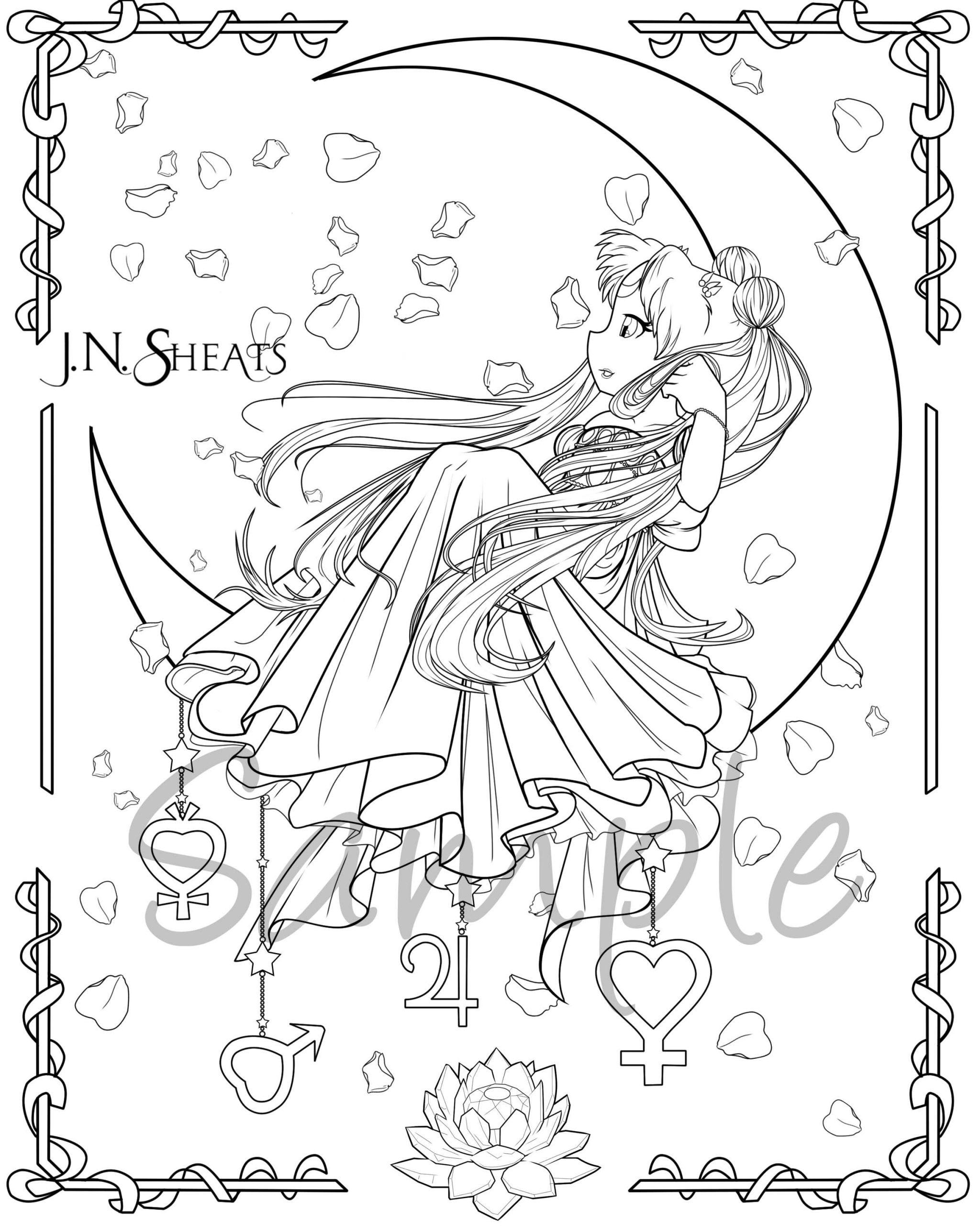 sailor moon coloring pages 16 1