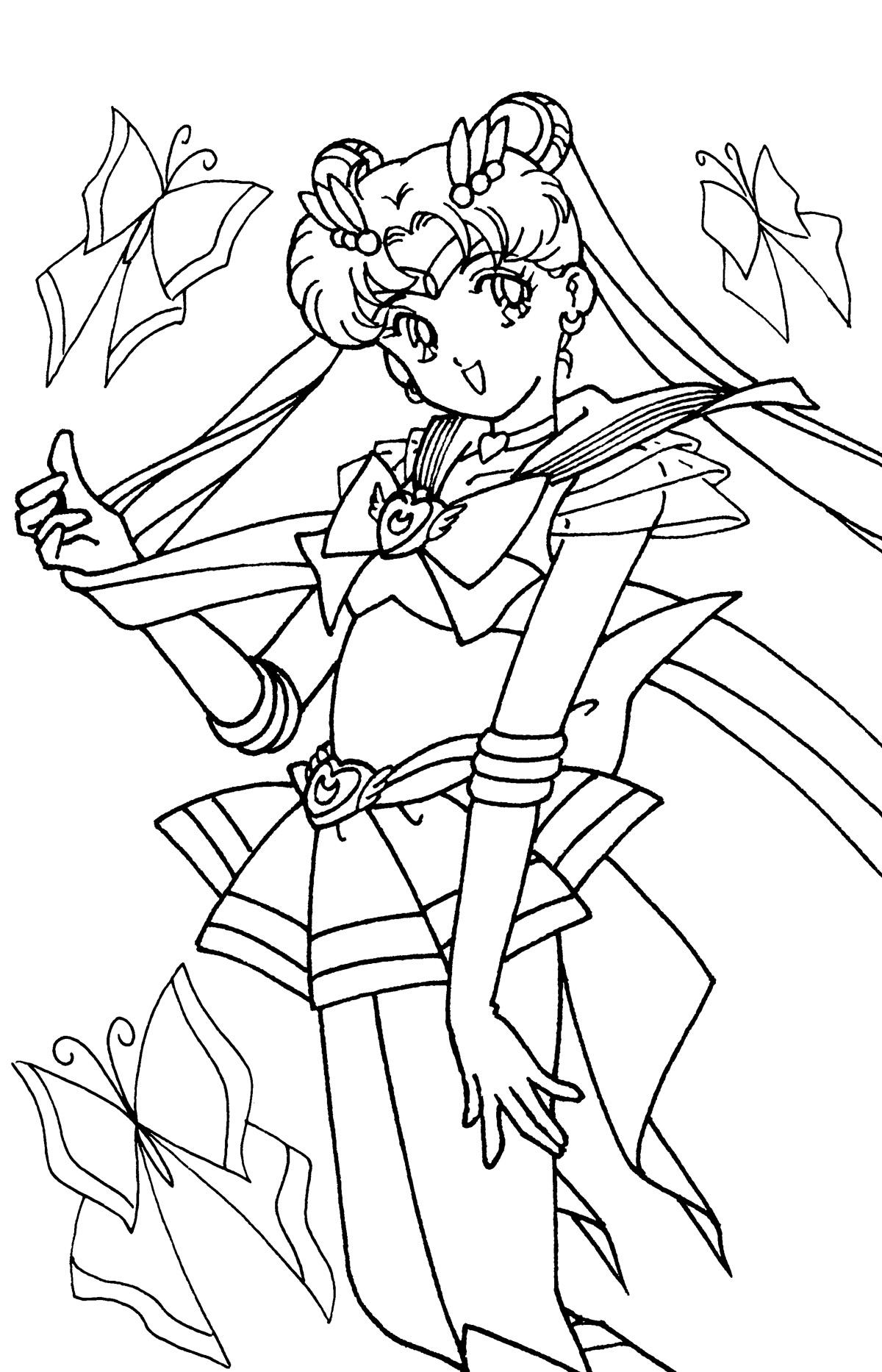 sailor moon coloring pages 2 1