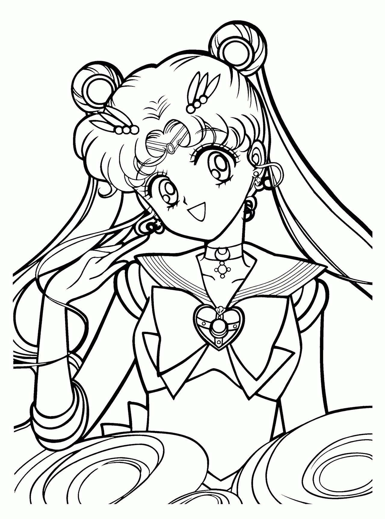 sailor moon coloring pages 40