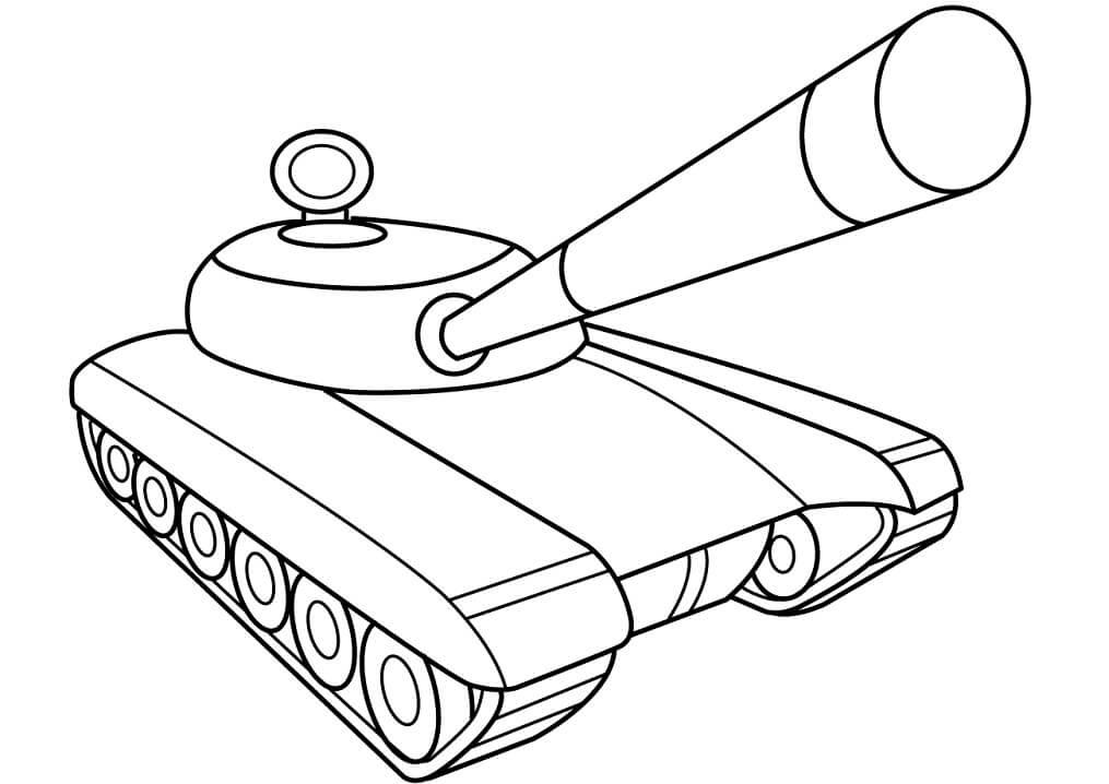 tank coloring pages 1