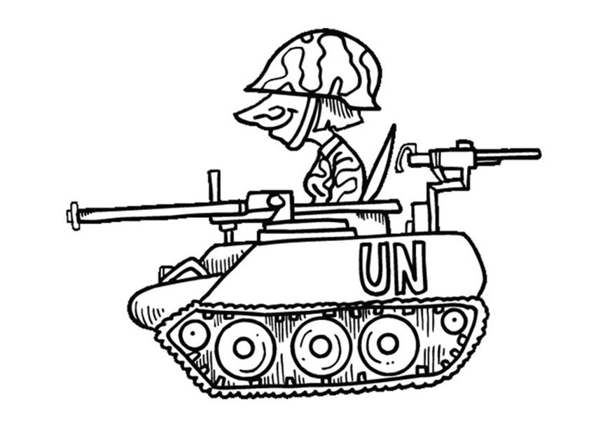 tank coloring pages 11