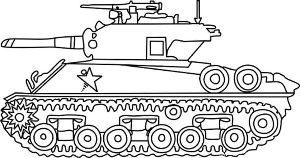 tank coloring pages 3