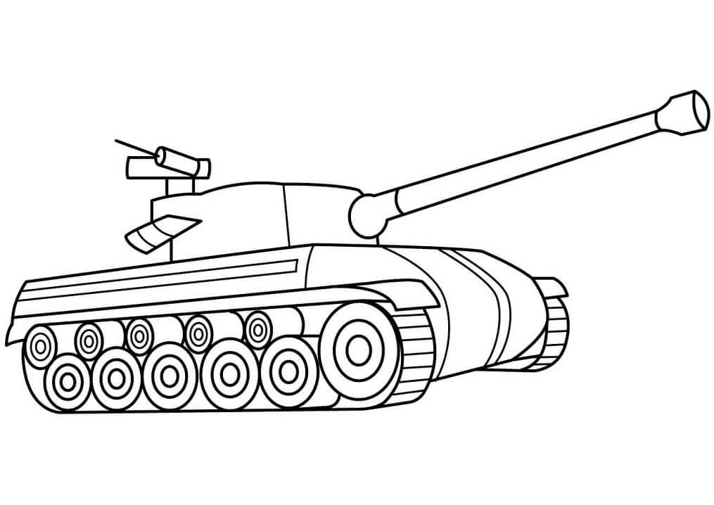 tank coloring pages 7