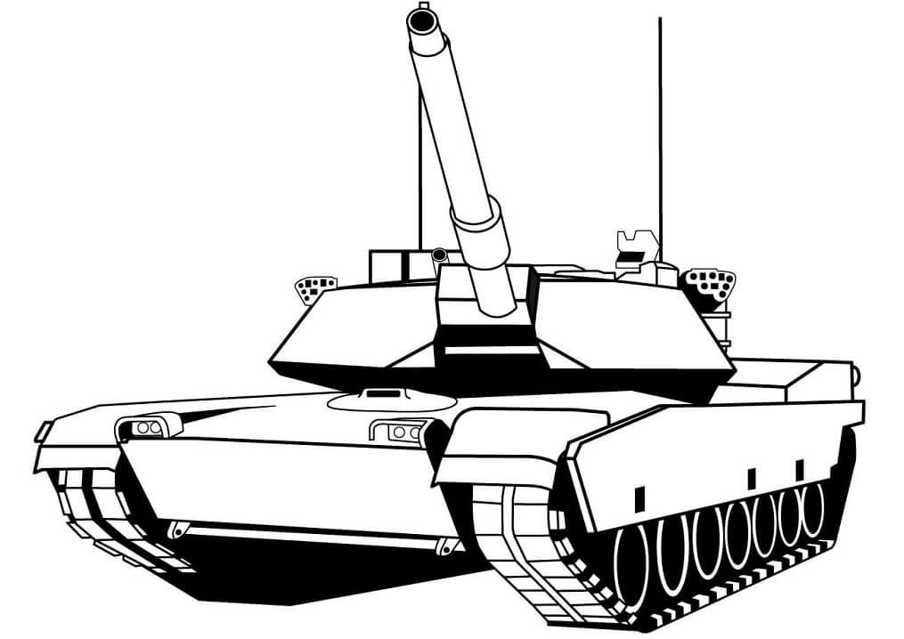 tank coloring pages 9