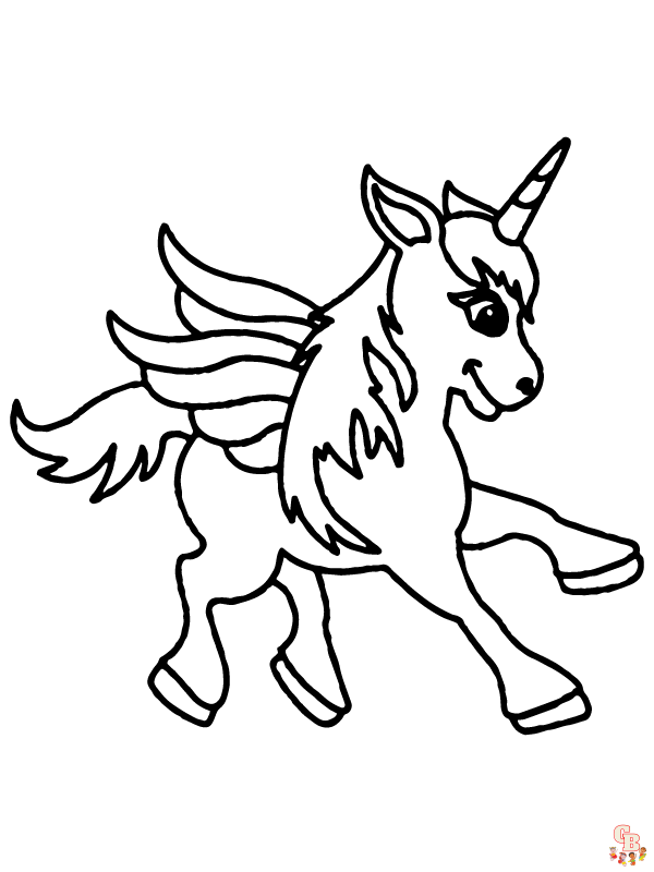 Alicorn Coloring Pages 3