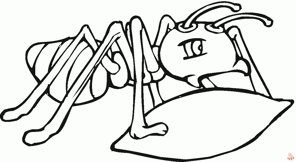 Ant Coloring Pages02