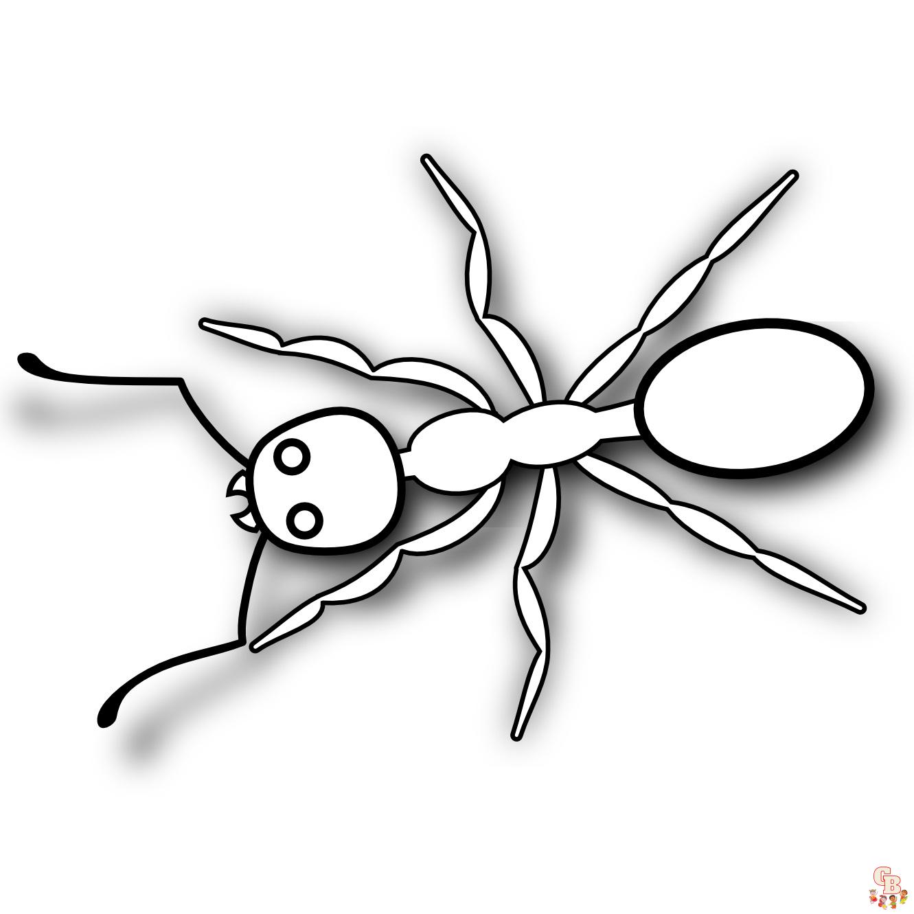 Ant Coloring Pages03