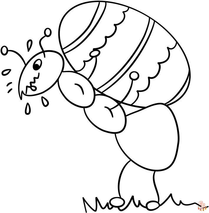 Ant Coloring Pages08