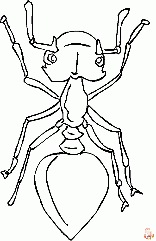 Ant Coloring Pages22