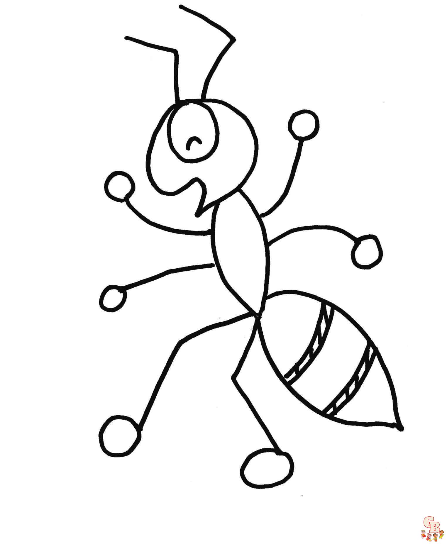 Ant Coloring Pages24