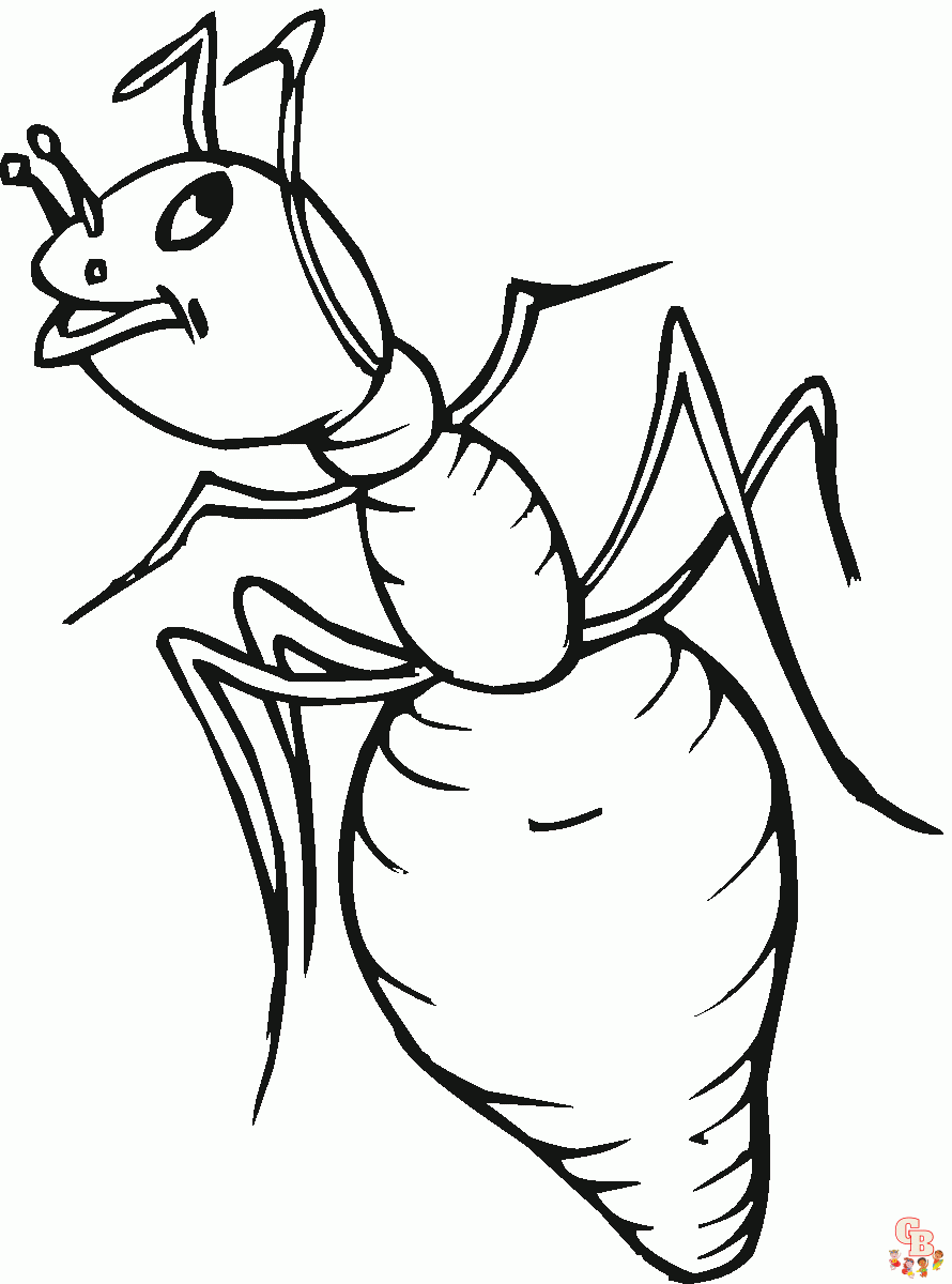 Ant Coloring Pages30