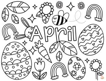 April Coloring Pages 3