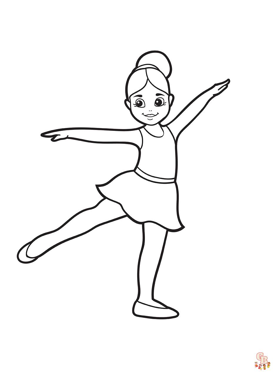 Ballerina Coloring Pages 2