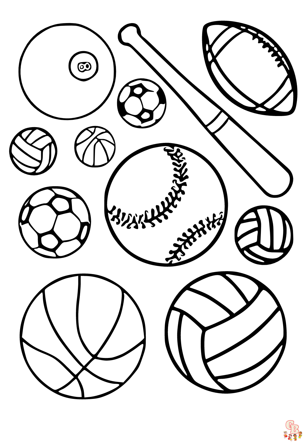 Balls Coloring Pages 5