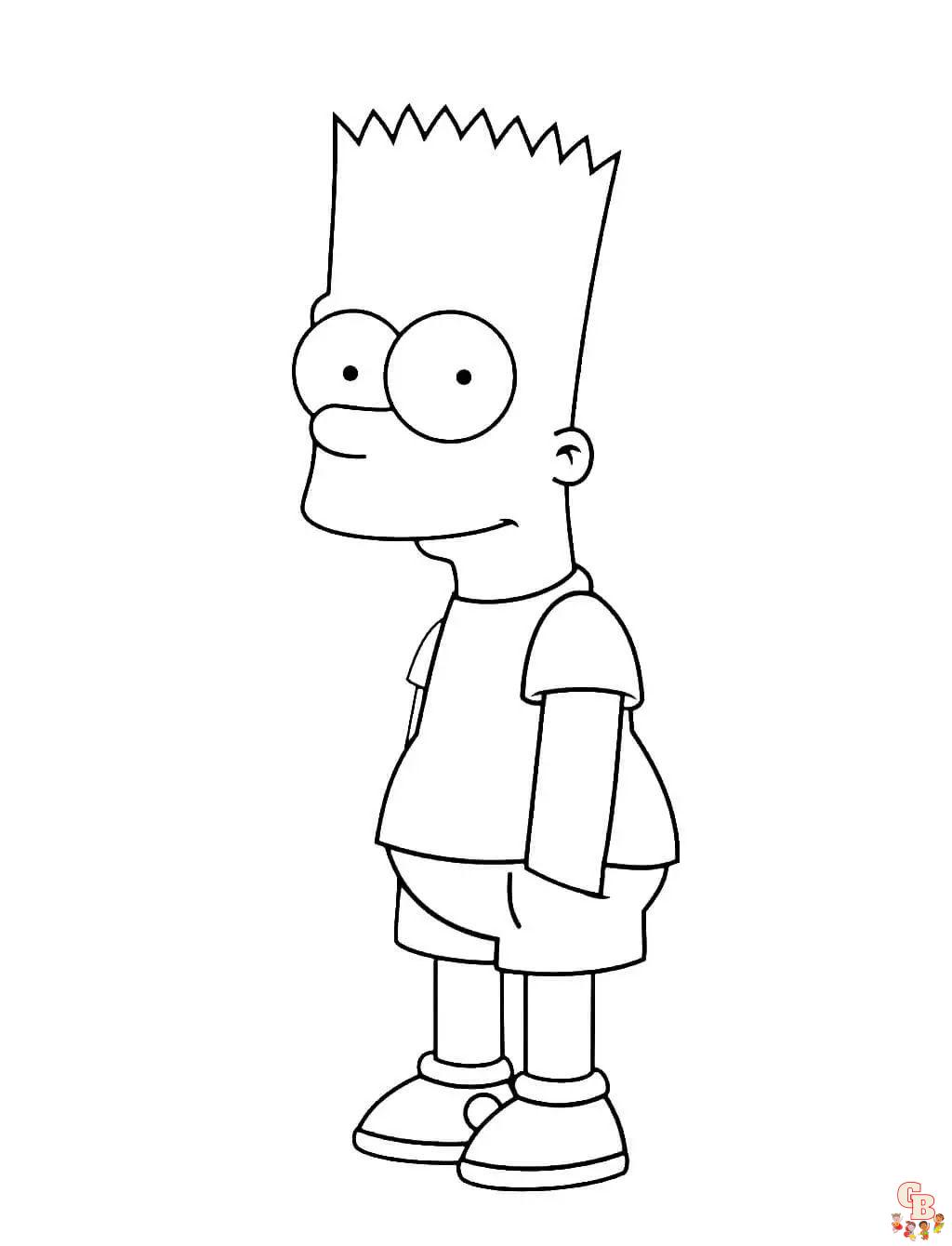 Bart Simpson Coloring Pages 2