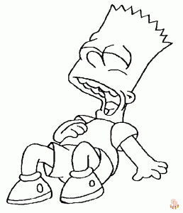 Bart Simpson Coloring Pages 3