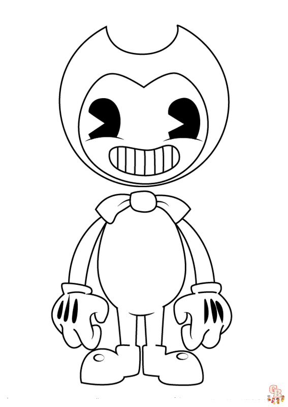 Bendy Coloring Pages 2