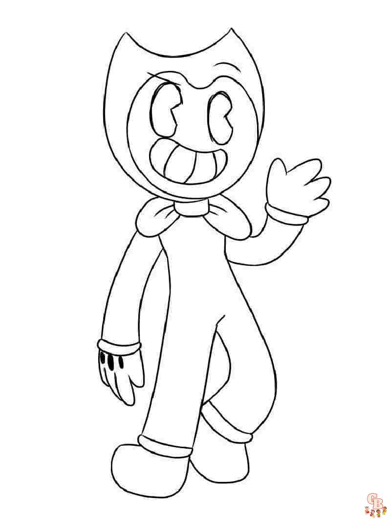 Bendy Coloring Pages 3