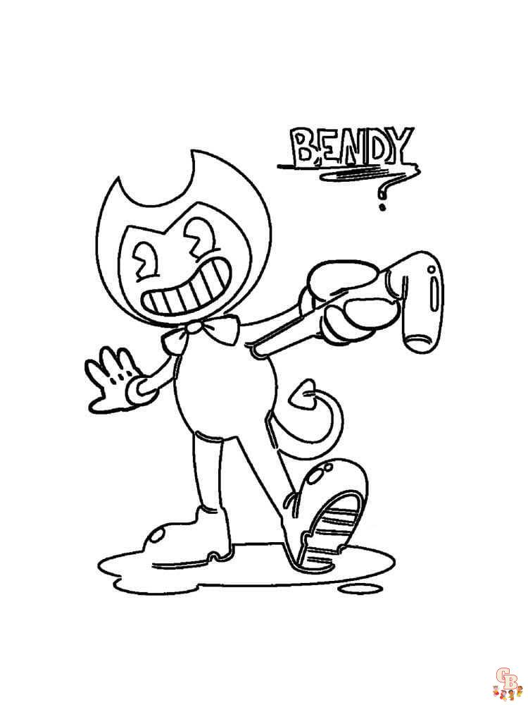 Bendy Coloring Pages 5