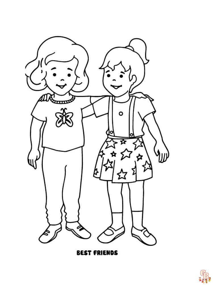 Best Friend Coloring Pages 3