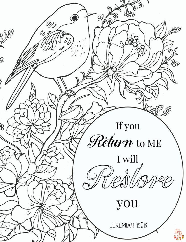 Bible Verse Coloring Pages 4