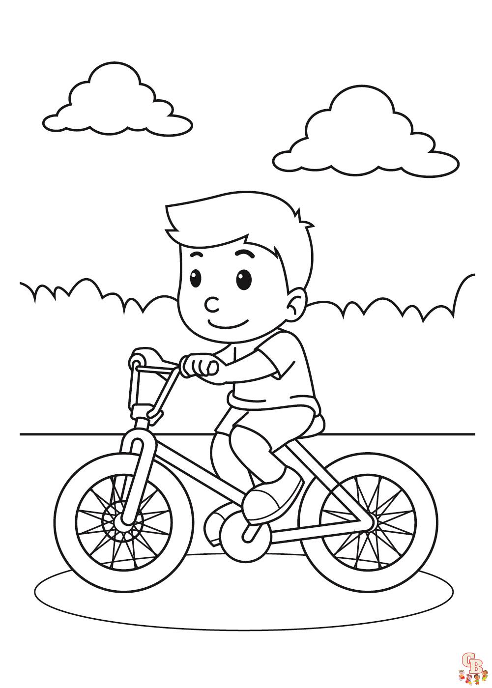 Bike Coloring Pages 2