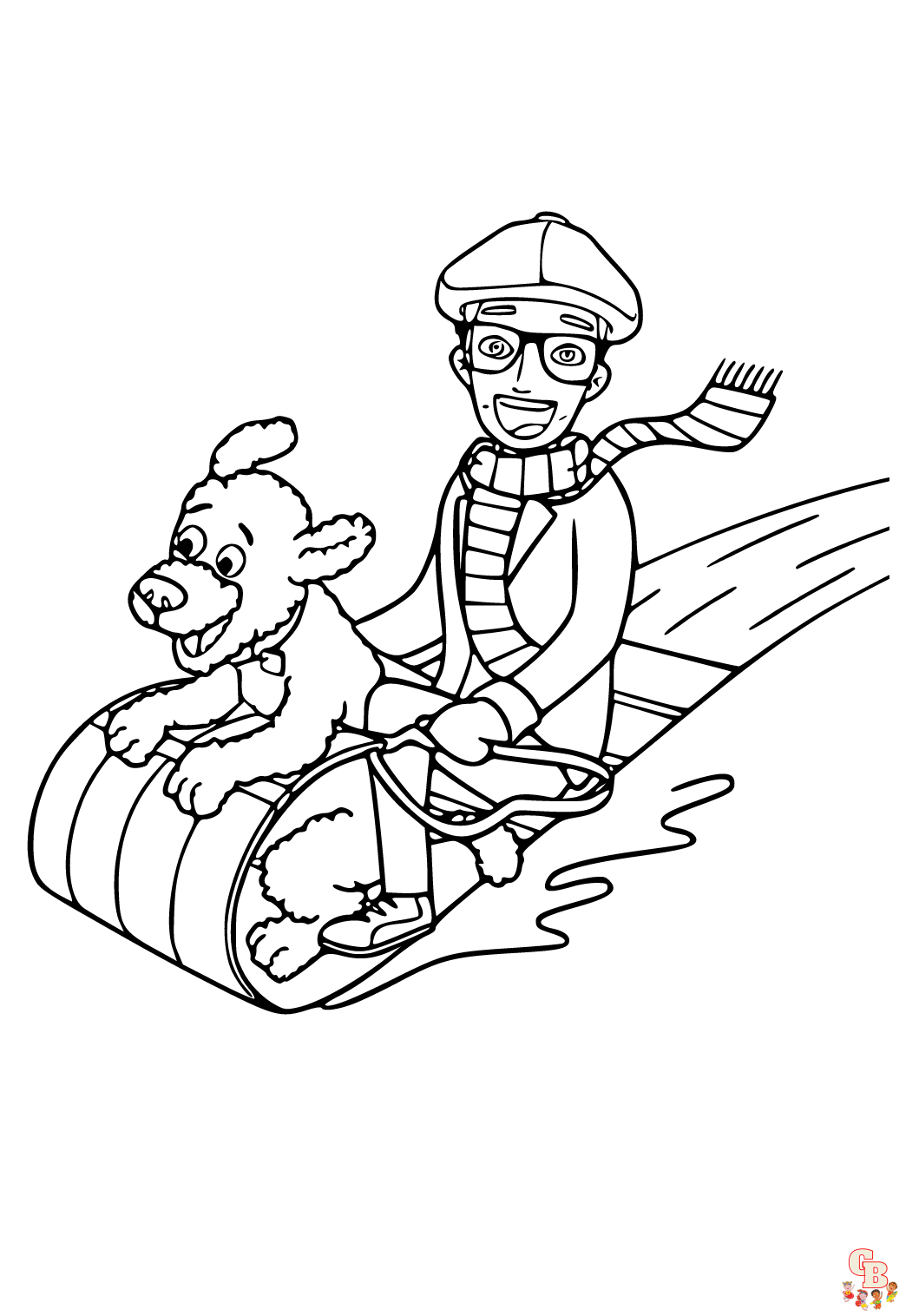 Blippi Coloring Pages 1