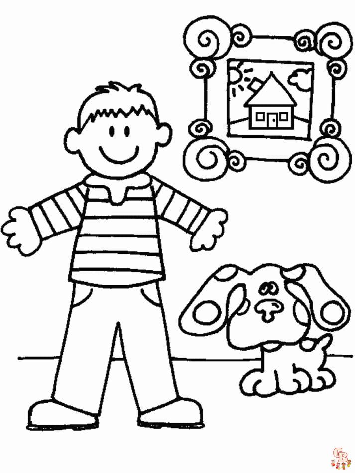 Blues Clues Coloring Pages 1