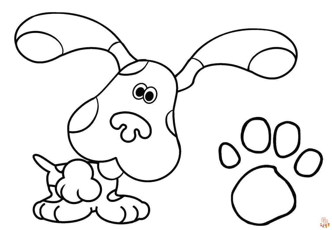 Blues Clues Coloring Pages 6