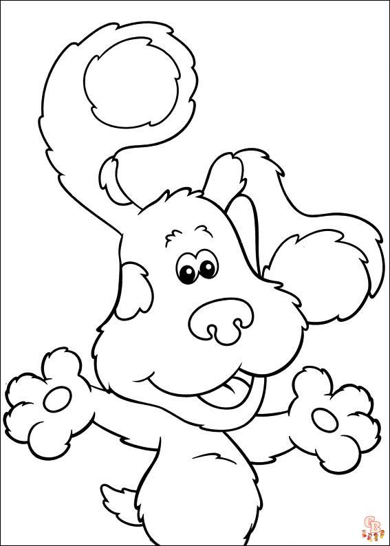 Blues Clues Coloring Pages 7