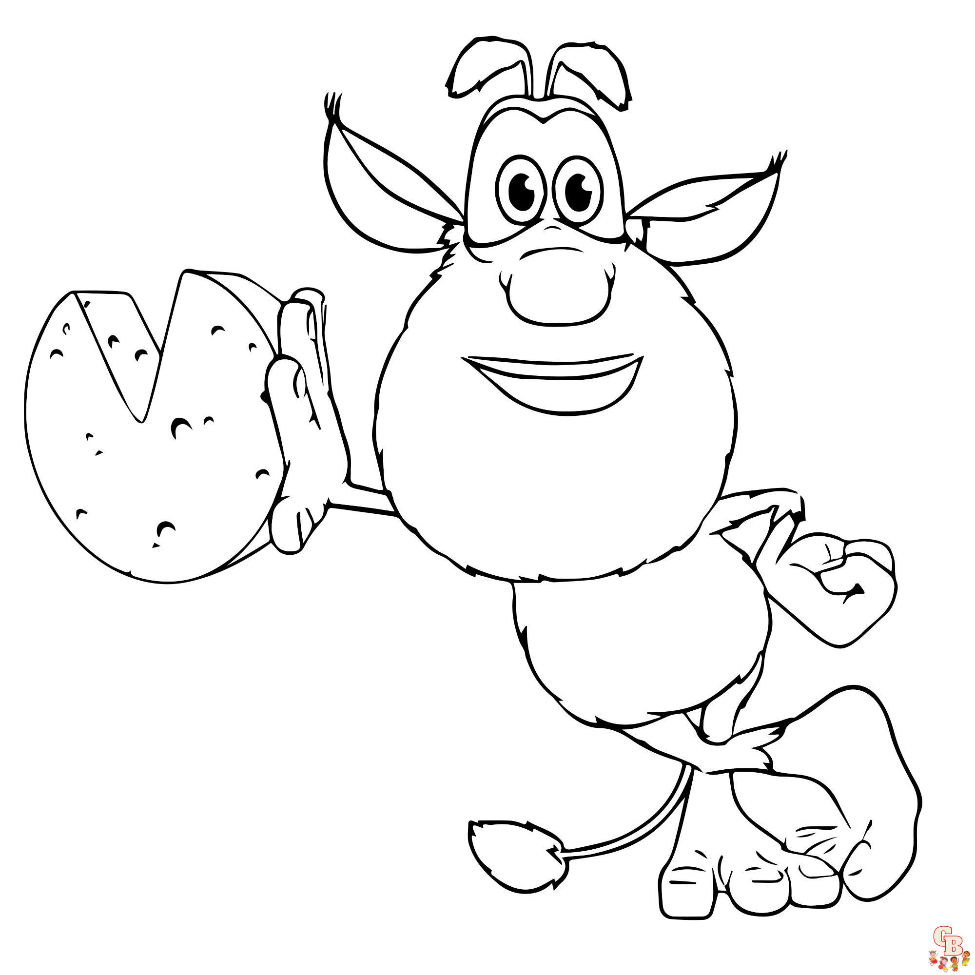 Booba Coloring Pages 1