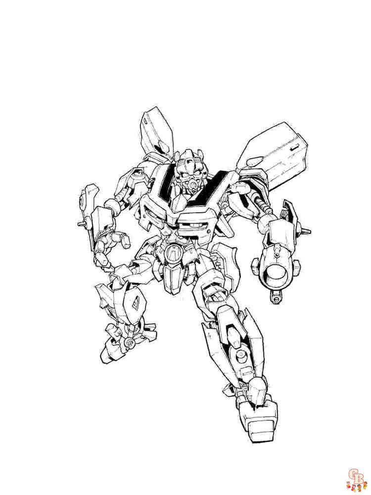 Bumblebee Transformer Coloring Pages 1