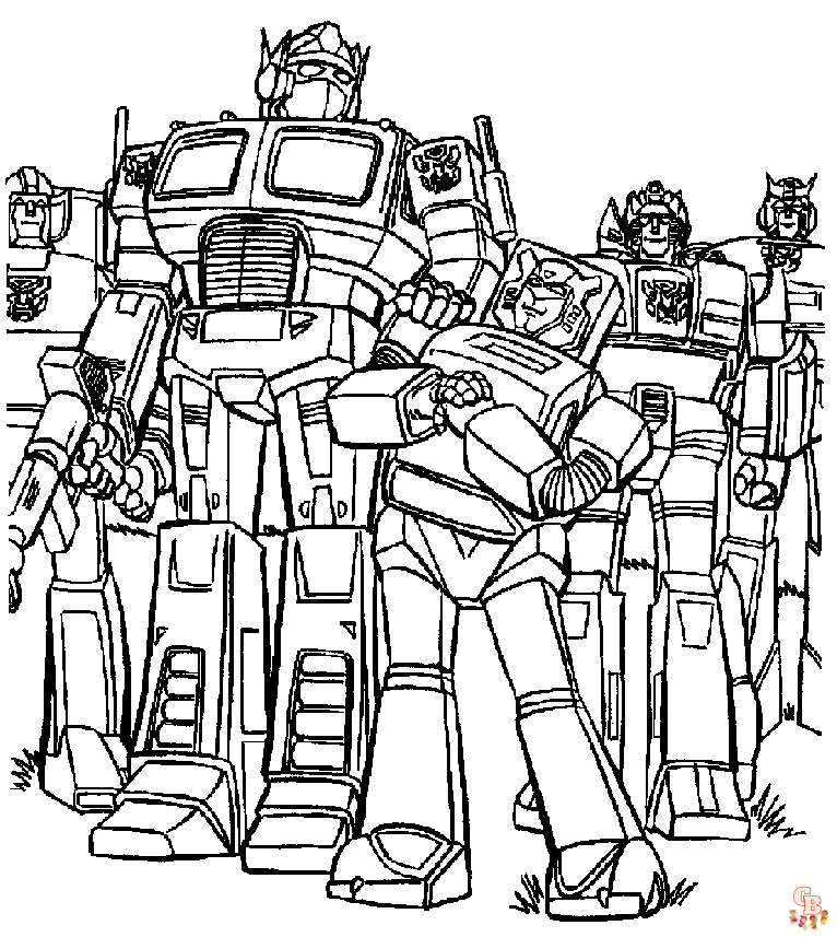 Bumblebee Transformer Coloring Pages 1