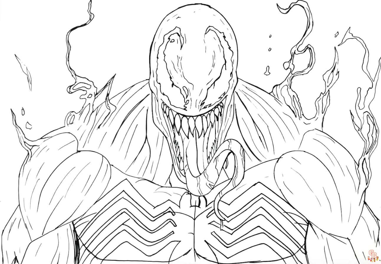 Carnage Coloring Pages 1