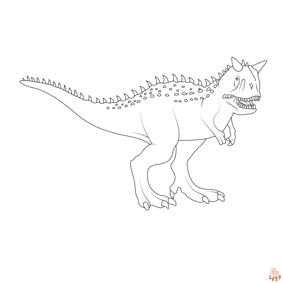 Carnotaurus Coloring Pages 2