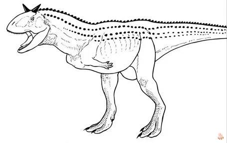 Carnotaurus Coloring Pages 5