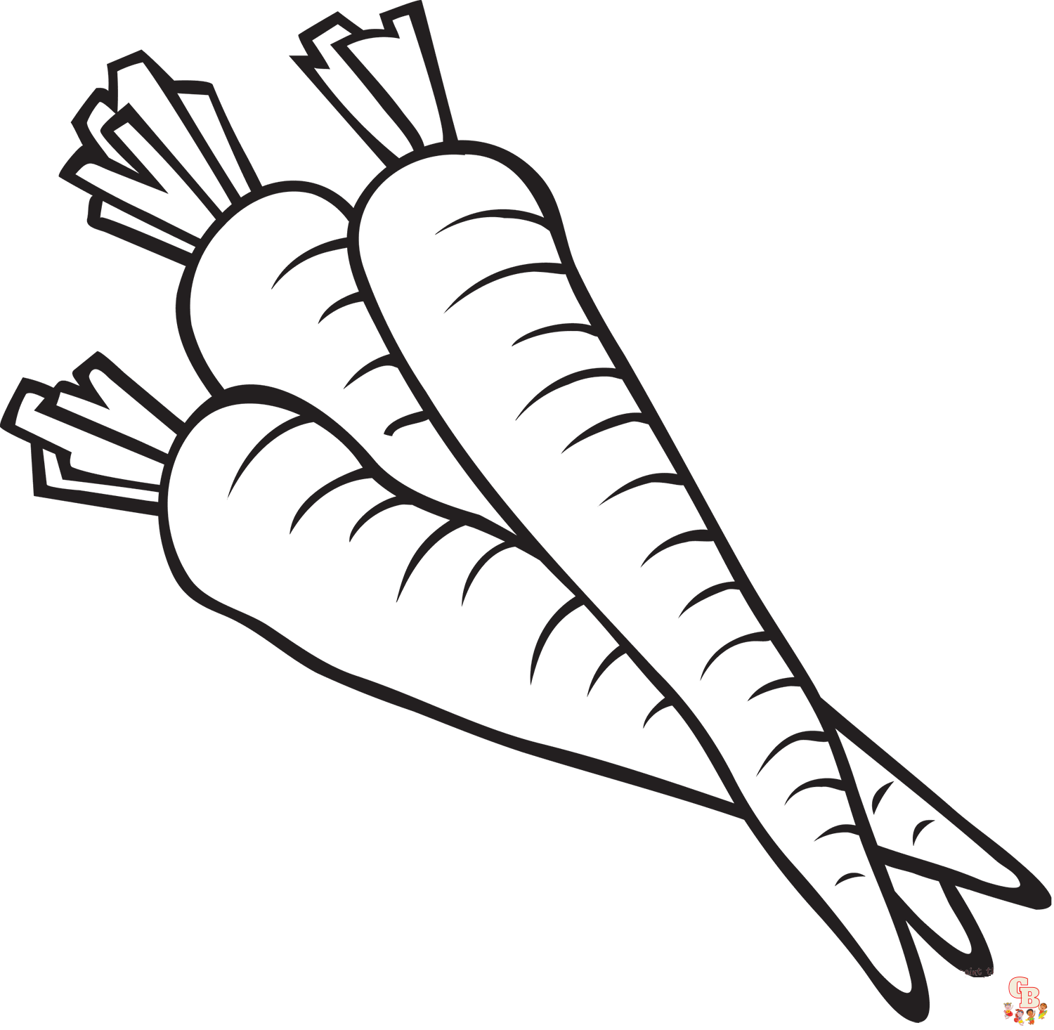 Carrot Coloring Pages 3