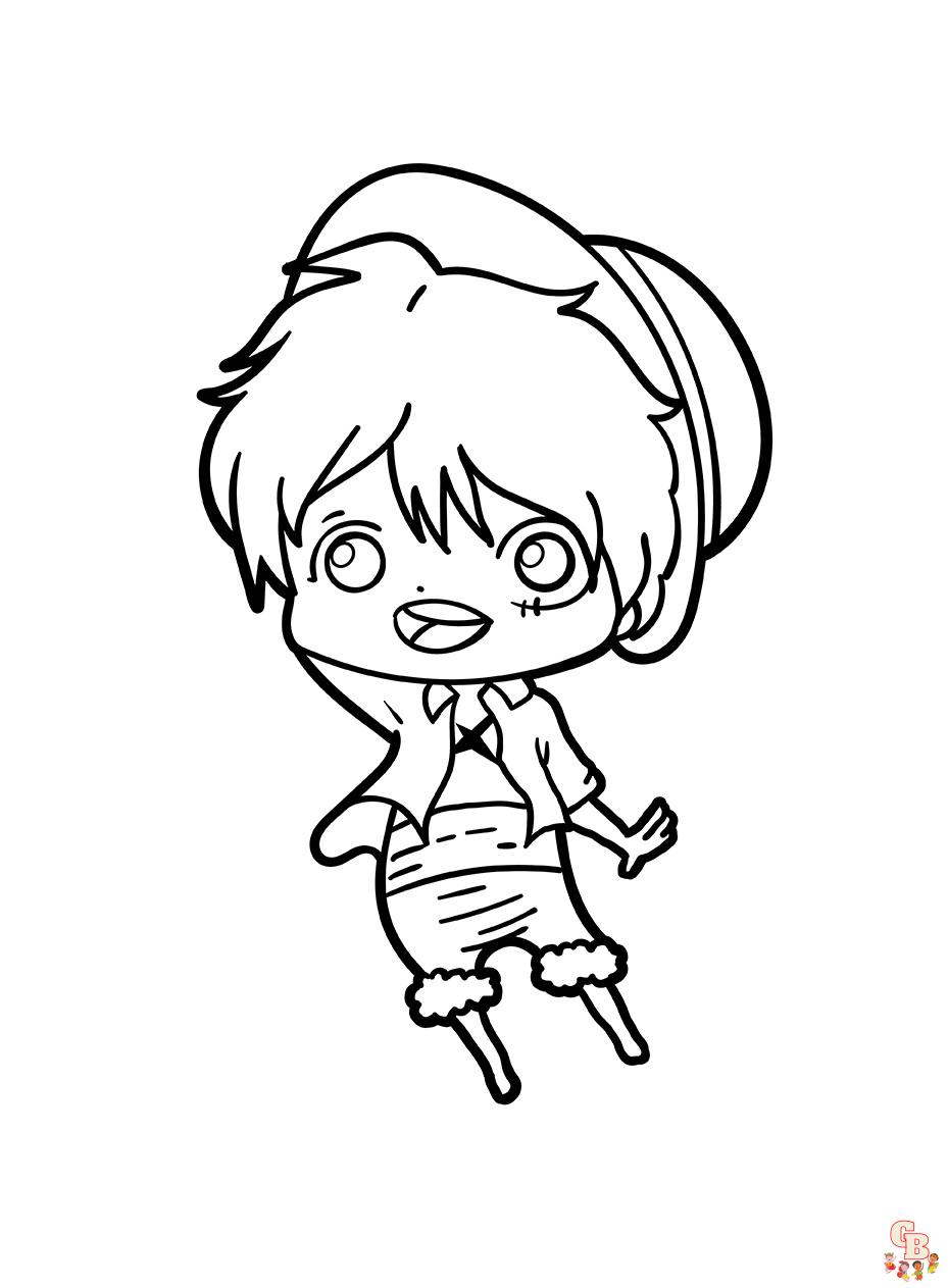 Chibi Coloring Pages 2