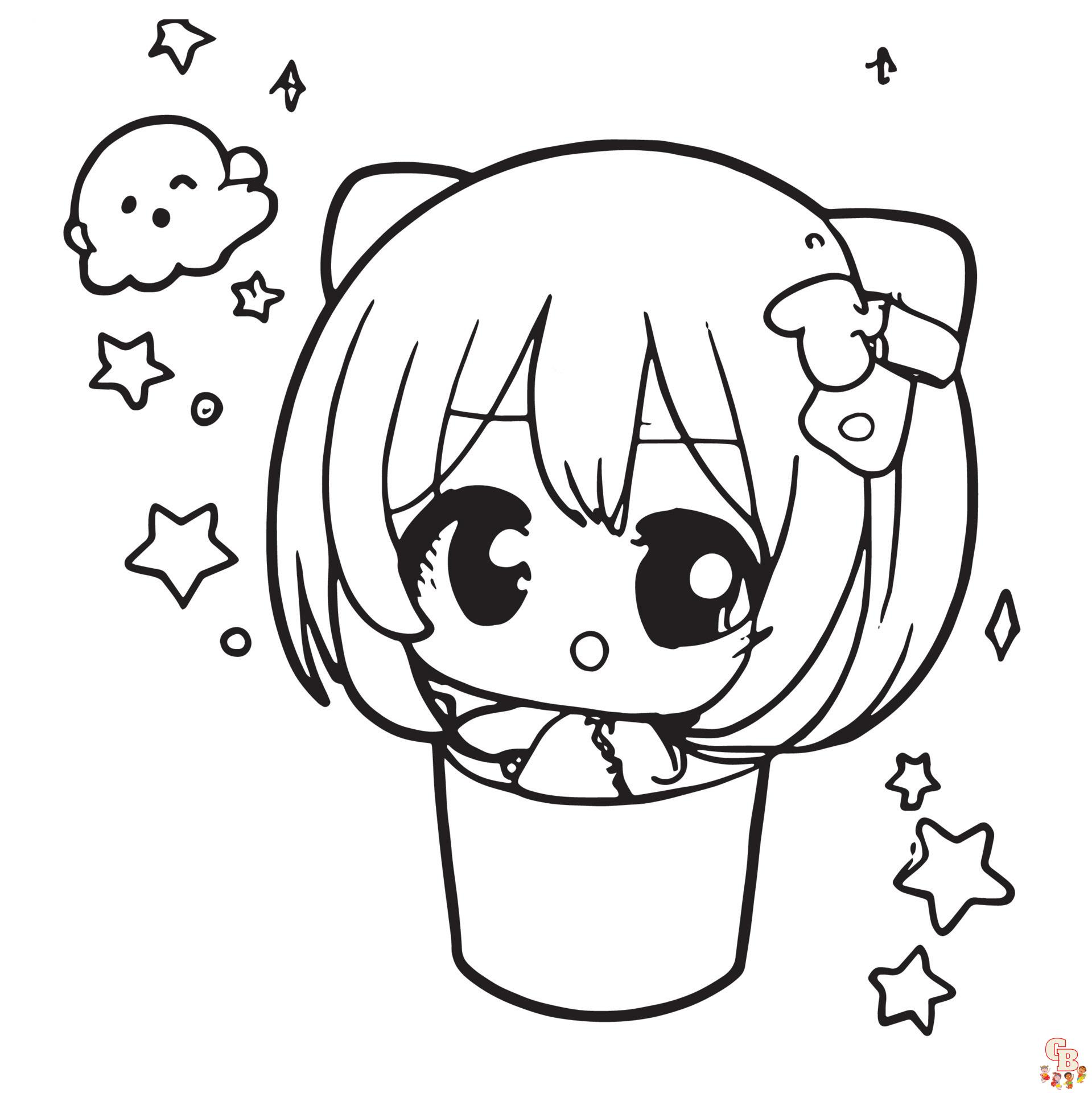 Chibi Coloring Pages 6