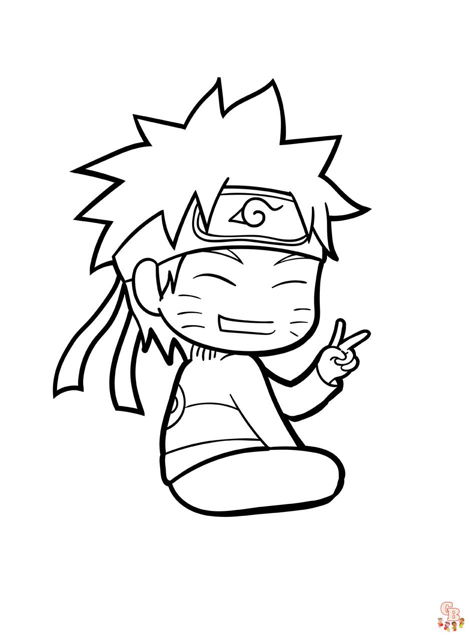 Chibi Coloring Pages 7