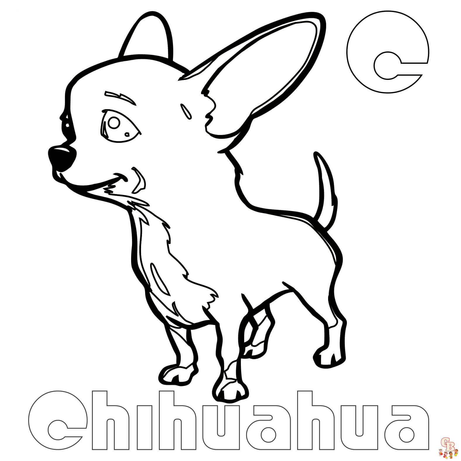 Chihuahua Coloring Pages 2